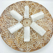 Load image into Gallery viewer, Selenite Crystal Chunk Raw Satin Felspar Raw Crystal