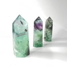 Load image into Gallery viewer, Fluorite Crystal Tower Point Generator
