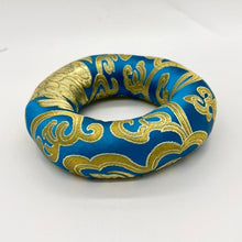 Load image into Gallery viewer, Hand Made Fabric Donut 12cm Singing Bowl Sound Healing Nepalese