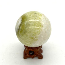 Load image into Gallery viewer, Green Jade Crystal Sphere Crystal Ball Stone