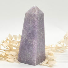 Load image into Gallery viewer, Lepidolite Crystal Tower Generator Point Gift for Her