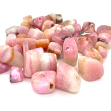 Load image into Gallery viewer, Pink Aragonite Crystal Tumble Stone Tumbled Stone Tumbles