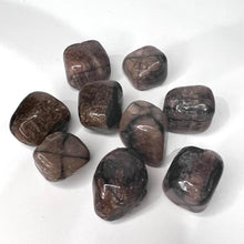 Load image into Gallery viewer, Chiastolite / Cross Stone Crystal Tumbled / Tumble Stone