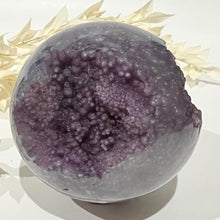 Load image into Gallery viewer, Grape Agate Crystal sphere Crystal Ball Specimen Gift