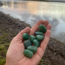 Load image into Gallery viewer, Green Aventurine Tumbled / Tumble Stone / Tumbles