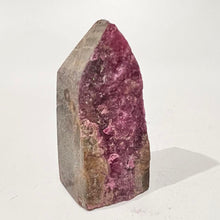 Load image into Gallery viewer, Pink Cobalt Calcite Crystal Tower Point Generator