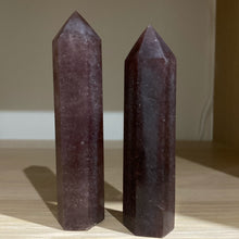 Load image into Gallery viewer, Strawberry Calcite Crystal Tower Point Generator