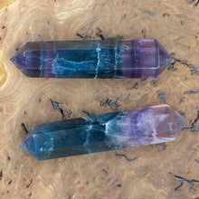 Load image into Gallery viewer, Fluorite Crystal Double Terminated Point