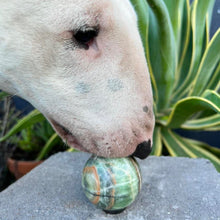 Load image into Gallery viewer, Green Banded Calcite Crystal Sphere Metaphysical, Crystals, Healing, Stone Sphere