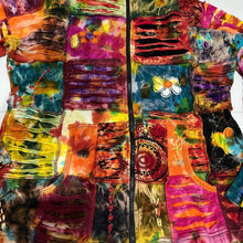 Load image into Gallery viewer, Nepalese Handmade Multi-Colour Cotton Hoodie Cardigan size Large / X Large