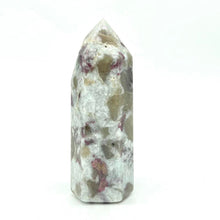Load image into Gallery viewer, Plum Blossom Pink Tourmaline Crystal Tower Point Generator