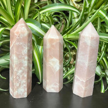 Load image into Gallery viewer, Pink Opal Crystal Tower Point Generator