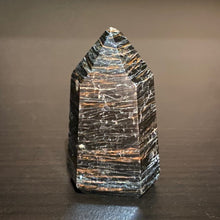Load image into Gallery viewer, Black Tourmaline Crystal Tower Point Generator