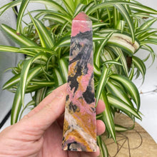 Load image into Gallery viewer, Rhodonite Crystal Tower Point Generator