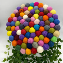 Load image into Gallery viewer, Handmade Felt Ball Hot Dish Stand Tea Pot Pan Stand Gift