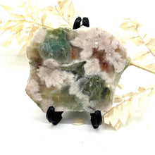 Load image into Gallery viewer, Green Flower Agate Crystal Raw Slab
