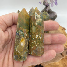 Load image into Gallery viewer, Rainforest Jasper Crystal Tower Point Generator