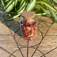 Load image into Gallery viewer, Red Jasper Crystals Crystal Chips Magic Gift - One Jar