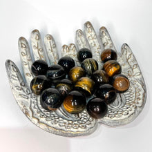 Load image into Gallery viewer, Tigers Eye Mini Crystal Sphere Crystal Ball