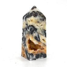 Load image into Gallery viewer, Leopard Skin Sphalerite Crystal Tower Point Generator Metaphysical, Crystals, Healing, Stone Sphere