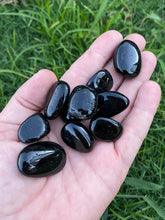 Load image into Gallery viewer, Black Tourmaline Tumbled / Tumble Stone