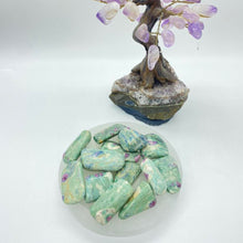 Load image into Gallery viewer, Ruby and Fuchsite Tumble stone Tumbled / Tumble Stone