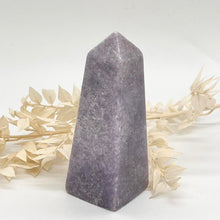 Load image into Gallery viewer, Lepidolite Crystal Tower Generator Point Gift for Her