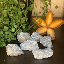 Load image into Gallery viewer, Blue Calcite Raw Crystal Rock Chunk