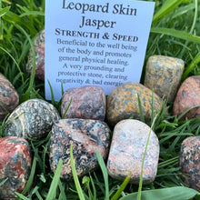 Load image into Gallery viewer, Leopard Skin Jasper Tumbled / Tumble Stone / Tumbles