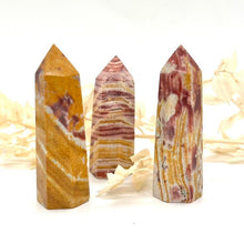 Load image into Gallery viewer, Stripy Jasper Crystal Tower Point Generator