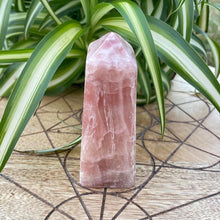Load image into Gallery viewer, Rose Calcite Tower Point Obelisk Crystal Rock Pink Crystal