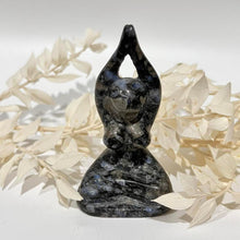 Load image into Gallery viewer, Que Sera Crystal Yoga Woman / Girl Crystal Carving