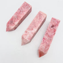 Load image into Gallery viewer, Pink Opal Crystal Tower Point Generator Obelisk