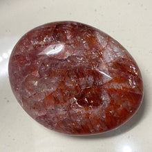 Load image into Gallery viewer, Fire Quartz Crystal Palm Stone Crystal
