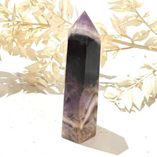 Load image into Gallery viewer, Chevron Amethyst Crystal Tower Point Generator