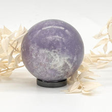 Load image into Gallery viewer, Lepidolite Crystal Sphere Crystal Ball Gift