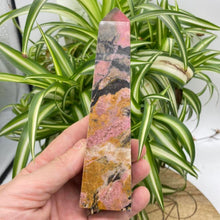 Load image into Gallery viewer, Rhodonite Crystal Tower Point Generator