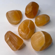 Load image into Gallery viewer, Orange Calcite Tumbled / Tumble Stone / Tumbles
