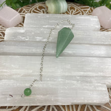 Load image into Gallery viewer, Green Aventurine Crystal Pendulum Crystal Gift
