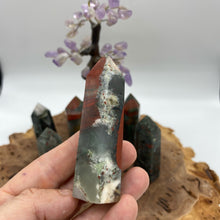 Load image into Gallery viewer, African Bloodstone Crystal Tower Point Generator