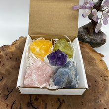Load image into Gallery viewer, Raw Crystal Stone Chunk Gift Set in Box