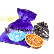 Load image into Gallery viewer, Incense Cones and Ceramic holder Joy Fragrance Supreme quality incense