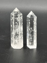 Load image into Gallery viewer, Clear Quartz Crystal Tower Point Generator