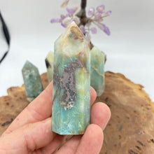 Load image into Gallery viewer, Caribbean Calcite Crystal Tower Point Generator