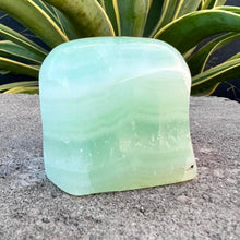 Load image into Gallery viewer, Pistachio Calcite Freeform Crystal Rock Green Crystal