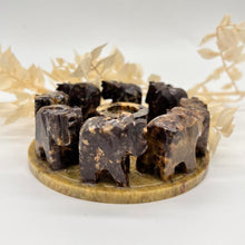 Load image into Gallery viewer, Boho Soapstone Elephant Incense Stick Holder