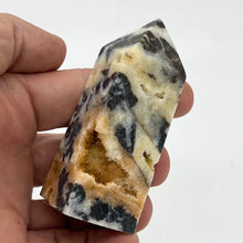 Load image into Gallery viewer, Leopard Skin Sphalerite Crystal Tower Point Generator Metaphysical, Crystals, Healing, Stone Sphere