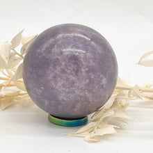 Load image into Gallery viewer, Lepidolite Crystal Sphere Crystal Ball Gift