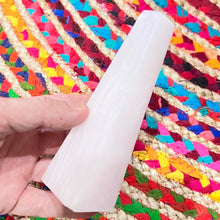 Load image into Gallery viewer, Mangano Calcite  Crystal Tower Obelisk Point