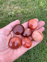 Load image into Gallery viewer, Carnelian large tumbled stone